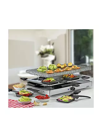 SPRING | Raclette8 con piedra de granito (acero inoxidable) |